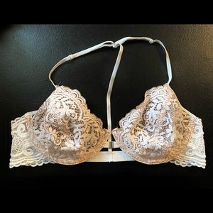 Free People Lace Bra White 36C